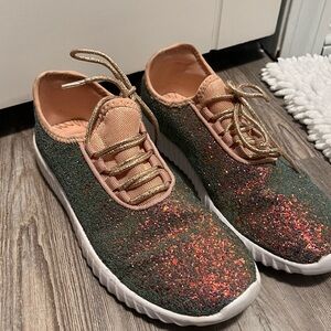 Glitter Sparkle Tennis Shoes